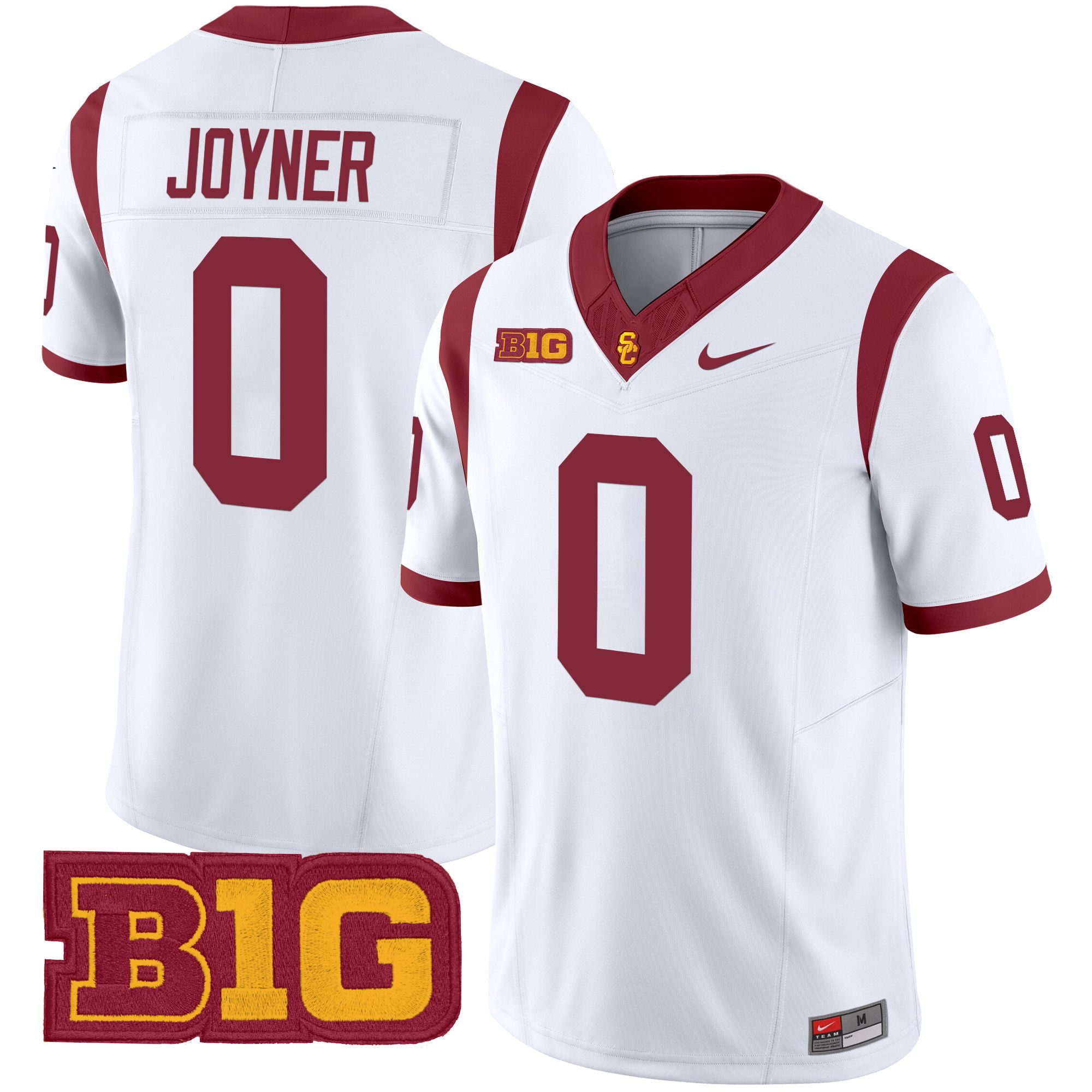 Men USC Trojans #0 Joyner White Nike 2024 Vapor Limited NCAA Jersey->ncaa teams->NCAA Jersey